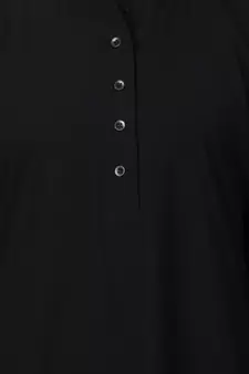 MRC Mrc-9050 A-Line Abaya With Collar Black
