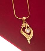 Saizen Latest Design Gold Pendant & Necklace For Girls