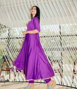 Beautiful Violet Suit Set With Gotta Work