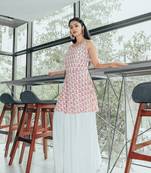 Light Pink Rose Skirt Dress