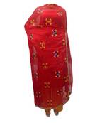 Red Phulkari Booti Dupatta