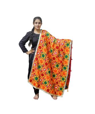 Star Phulkari Bagh with Mirror Work 1
