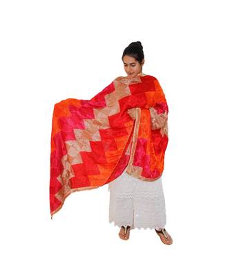 multicolor Phulkari Bagh Dupatta 1