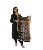 black Phulkari Dupatta