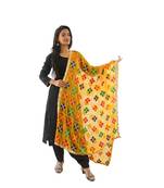 yellow Phulkari Dupatta