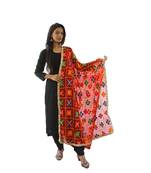 red Phulkari Dupatta