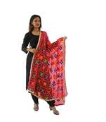 pink Phulkari Dupatta
