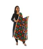 black Phulkari Dupatta