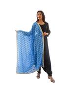 turquoise Phulkari Kanchan Dupatta