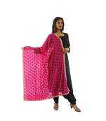 magenta Phulkari Kanchan Dupatta