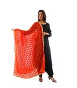 red Phulkari Kanchan Dupatta