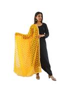 yellow Phulkari Kanchan Dupatta