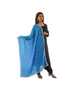 blue Phulkari Kanchan Dupatta
