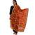 orange Heavy Embroidery Phulkari Dupatta