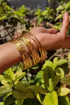 Gold Plated Bangles