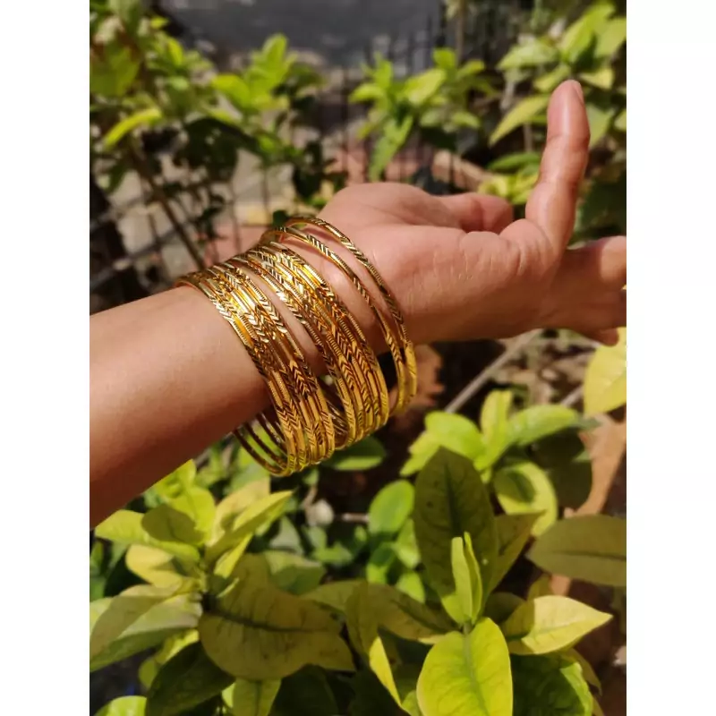 Gold Plated Bangles