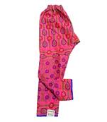 pink Chanderi Phulkari Plazo