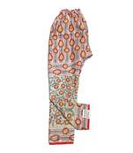 beige Phulkari Trousers