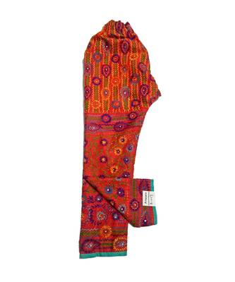 red Phulkari Plazo 1