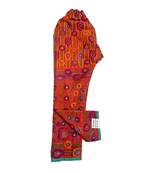 red Phulkari Plazo