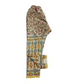 beige Chanderi Phulkari Plazo