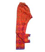 red Chanderi Phulkari Plazo