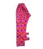 pink Chanderi Phulkari Plazo