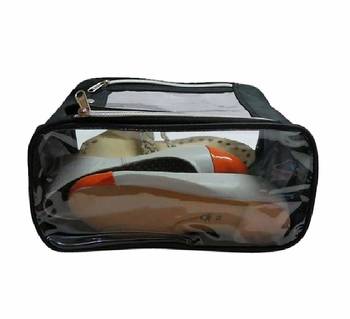 atorakushon Indian Shoe Cover Travelling Shoe Storage Bag/Storage Footwear Organiser Pouch Shoe Bag Black Pack of 1 2