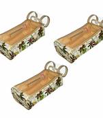 atorakushon Flower Print, Shoe Cover Travelling Shoe Storage Bag/Storage Footwear Organiser Pouch Shoe Bag Pack of 3