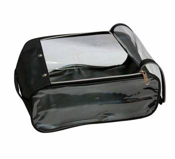 atorakushon Indian Shoe Cover Travelling Shoe Storage Bag/Storage Footwear Organiser Pouch Shoe Bag Black Pack of 2 2