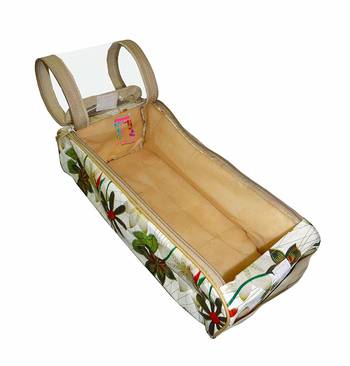 atorakushon   Flower Print, Shoe Cover Slippers Travelling Shoe Storage Bag Footwear Organiser Pouch Shoe Bag Set of 8 2