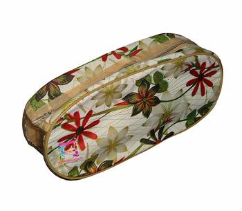 atorakushon   Flower Print, Shoe Cover Slippers Travelling Shoe Storage Bag Footwear Organiser Pouch Shoe Bag Set of 8 5