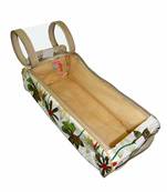 atorakushon   Flower Print, Shoe Slippers Cover Travelling Shoe Storage Bag Footwear Organiser Pouch Shoe Bag Set of 2