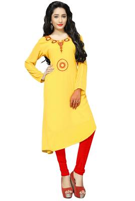 Casual Wear Georgette Embroidery Kurti For Women 1