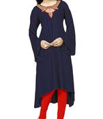 Daily Wear Rayon Soft Cotton Embroidery Kurti For Women