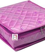 Atorakushon   Women's Satin Multipurpose Make-Up Pouch Necklace Cosmetic Jewellery Traveling Organizer (Purple)