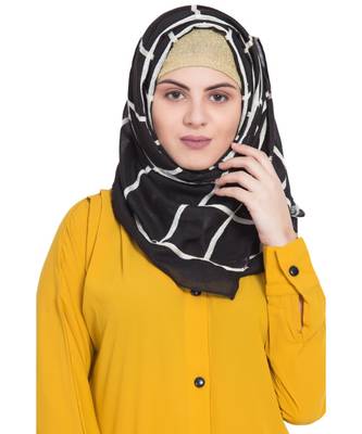 Multicolor  Premium Cotton Grid Hijab 2