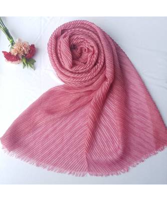Multicolor  Premium Crikle Cotton Glitter Stole 4