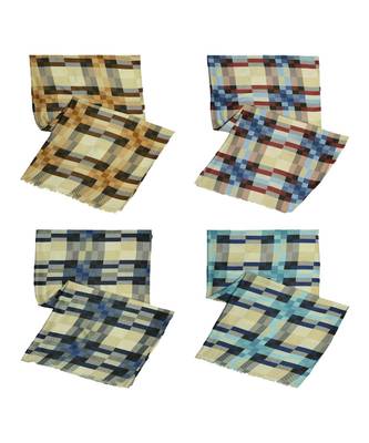 Multicolor  Premium Cotton Burberry Collection Hijab 1