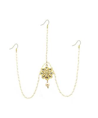 Gold Plated Maang Tikka Matha Patti For Women/Girls 3