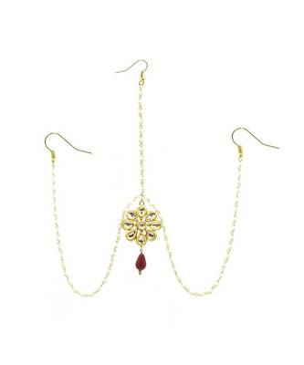 Gold Plated Maang Tikka Matha Patti For Women/Girls 2