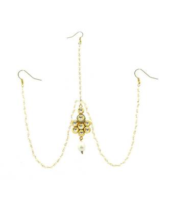 Gold Plated Maang Tikka Matha Patti For Women/Girls 2