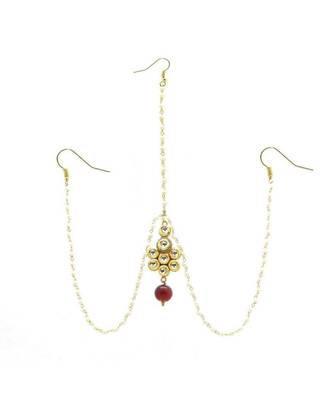 Gold Plated Maang Tikka Matha Patti For Women/Girls 1