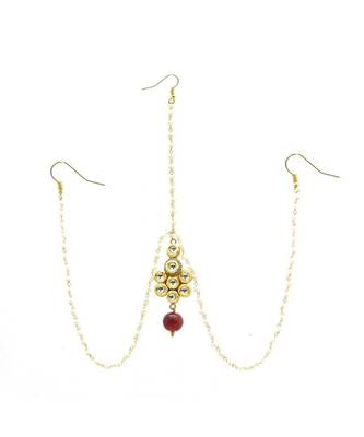 Gold Plated Maang Tikka Matha Patti For Women/Girls 3