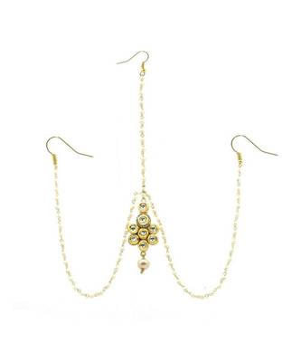 Gold Plated Maang Tikka Matha Patti For Women/Girls 1