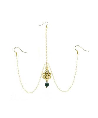 Gold Plated Maang Tikka Matha Patti For Women/Girls 1