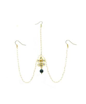 Gold Plated Maang Tikka Matha Patti For Women/Girls 2