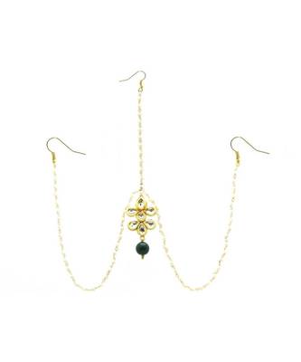 Gold Plated Maang Tikka Matha Patti For Women/Girls 3