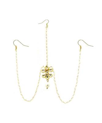 Gold Plated Maang Tikka Matha Patti For Women/Girls 1