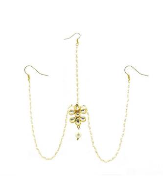 Gold Plated Maang Tikka Matha Patti For Women/Girls 2